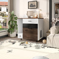 Indoor Hidden Cat Litter Box Furniture with Drawers