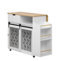 Modern 2-in-1 Pet Friendly Dog Crate Kitchen Island Table
