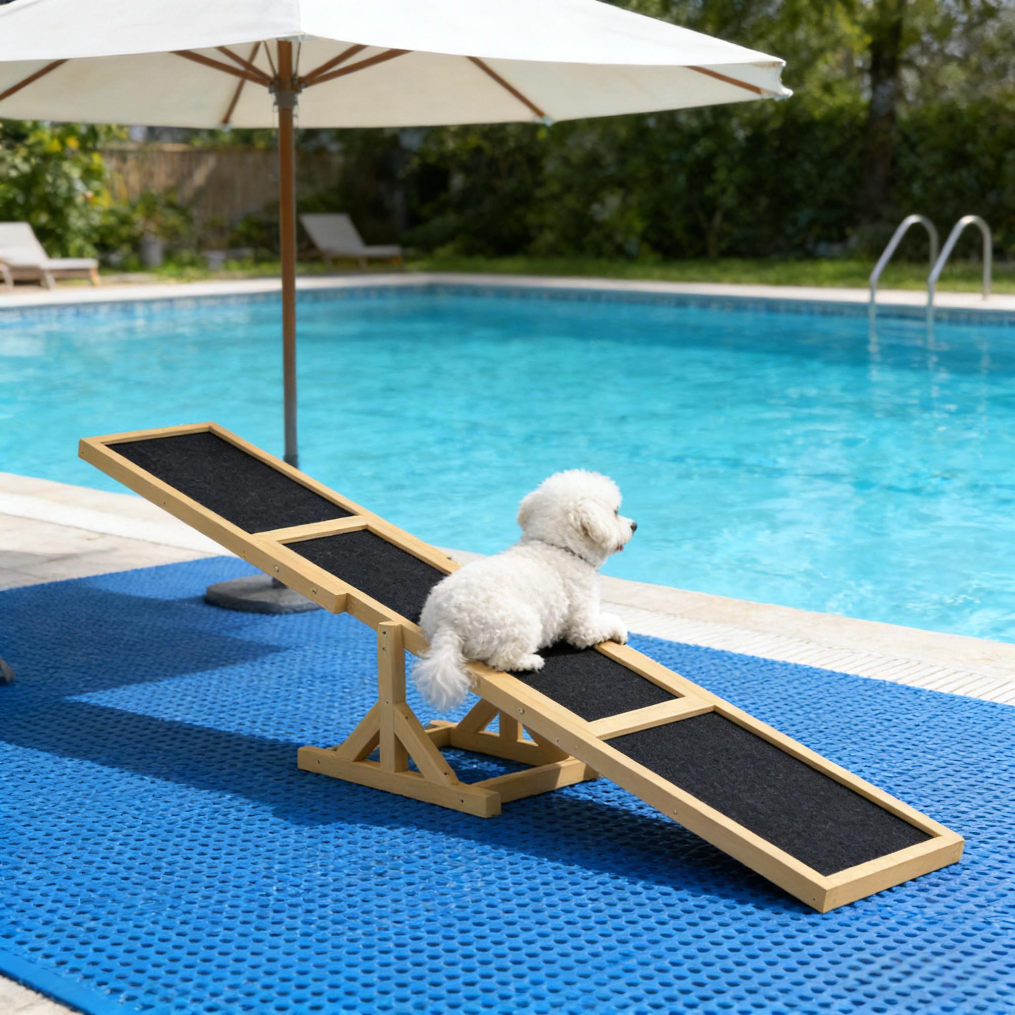 Wooden Dog Agility Seesaw for Pet Training