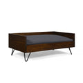 Acacia Wood Dog Bed with Stylish Hairpin Legs