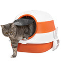 Covered Cat Litter Box with High Sides and Air Freshener