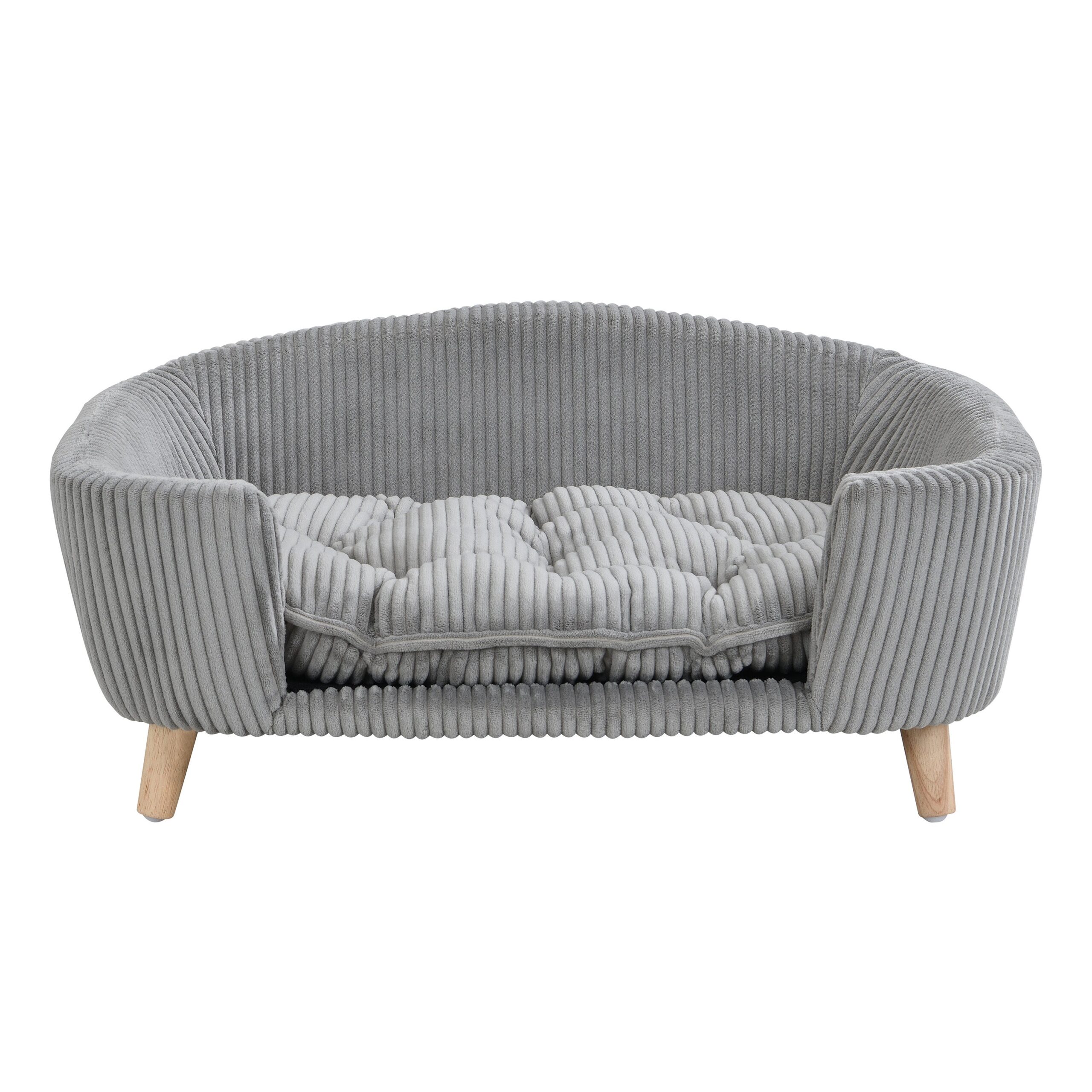 Elevated Pet Bed Frame for Small Dogs with Supportive Foam