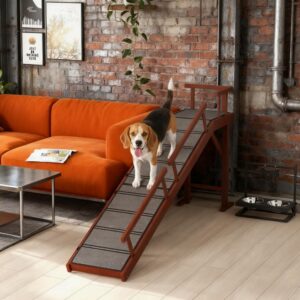70.5' Long Wooden Dog Ramp for Easy Access