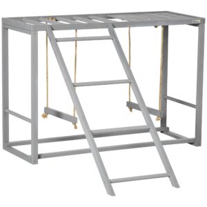 Chicken Activity Play Set with Swing for 3-4 Birds