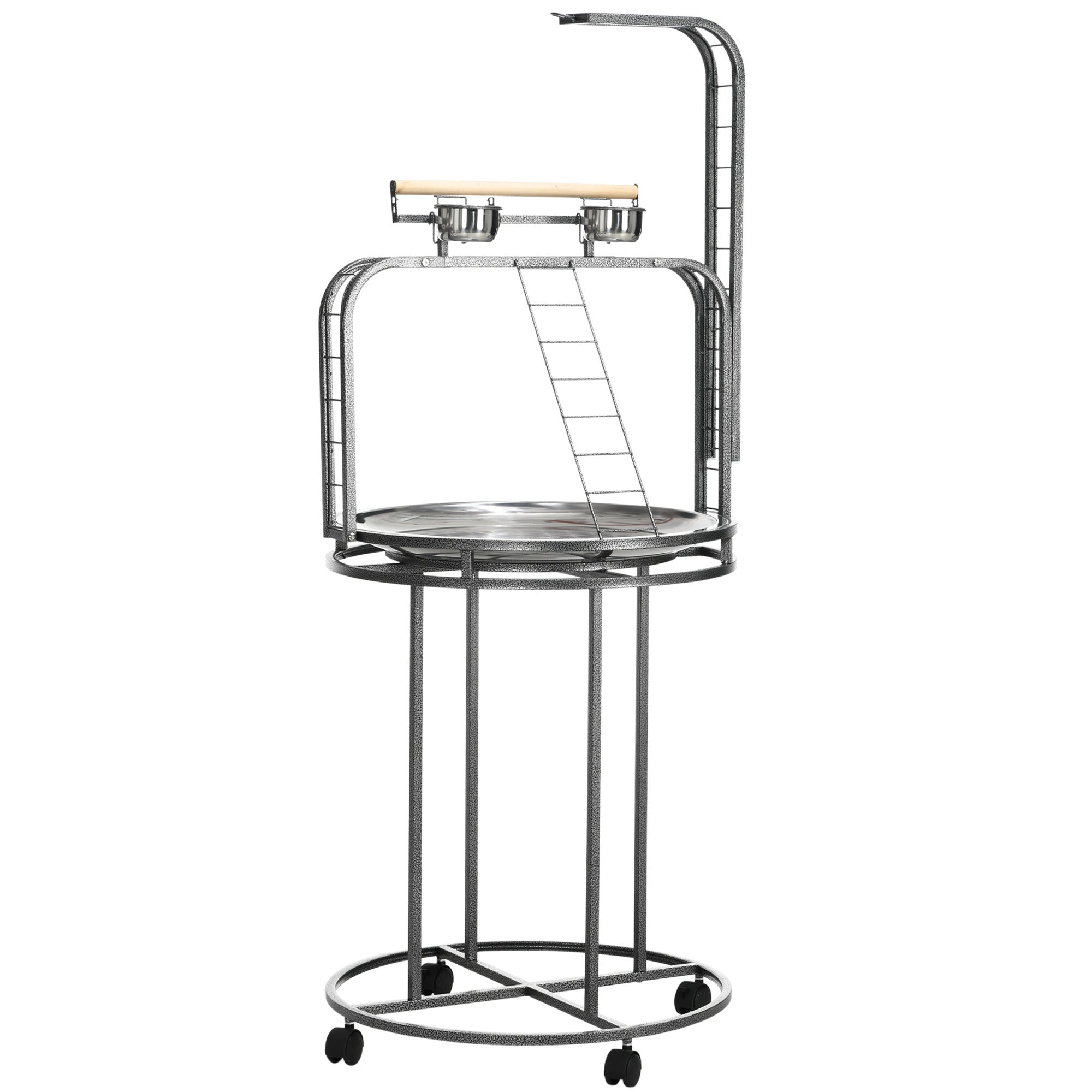 Large Bird Perch Stand with Toy Hook & 3 Ladders