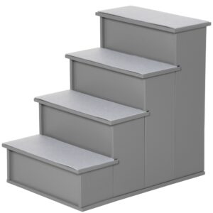 Pet Stairs with Cushioned Cover for Small Dogs and Cats