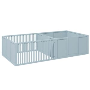 Whelping Box for Dogs with Removable Doors and Comfort